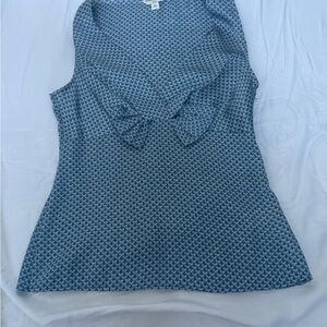 Blue Sleeveless Top